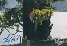 LUDGER PISTOR signed Autogramm 20x30cm JAMES BOND in Person autograph COA