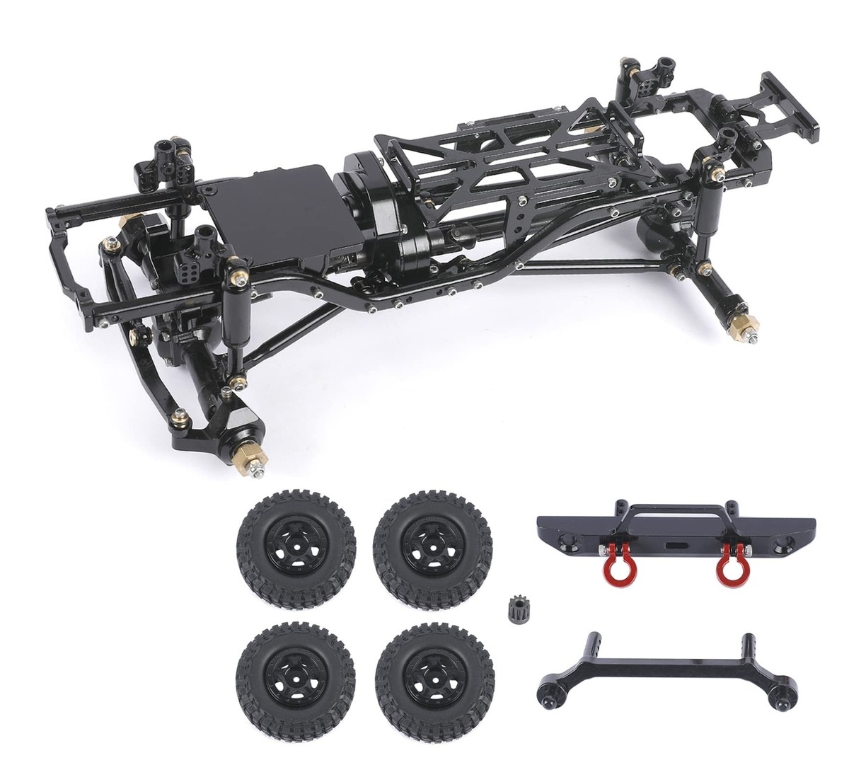 Metal Chassis Frame Assembled Kit for Axial SCX24 Deadbolt