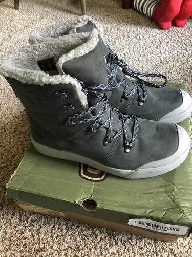 KEEN Elena Hiker Boot Pewter Drizzle 
