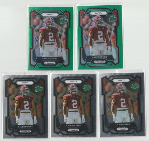 2024 Prizm Draft Picks Caleb Downs Rated Prospect card lot / Green / Base