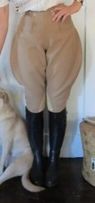 Womens Khaki Horse Riding Jodhpurs Breeches Equestrian Sports Polo Hunting Pants