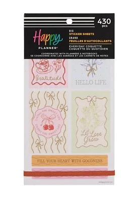 Happy Planner Everyday Coquette BIG Value Pack Sticker Book