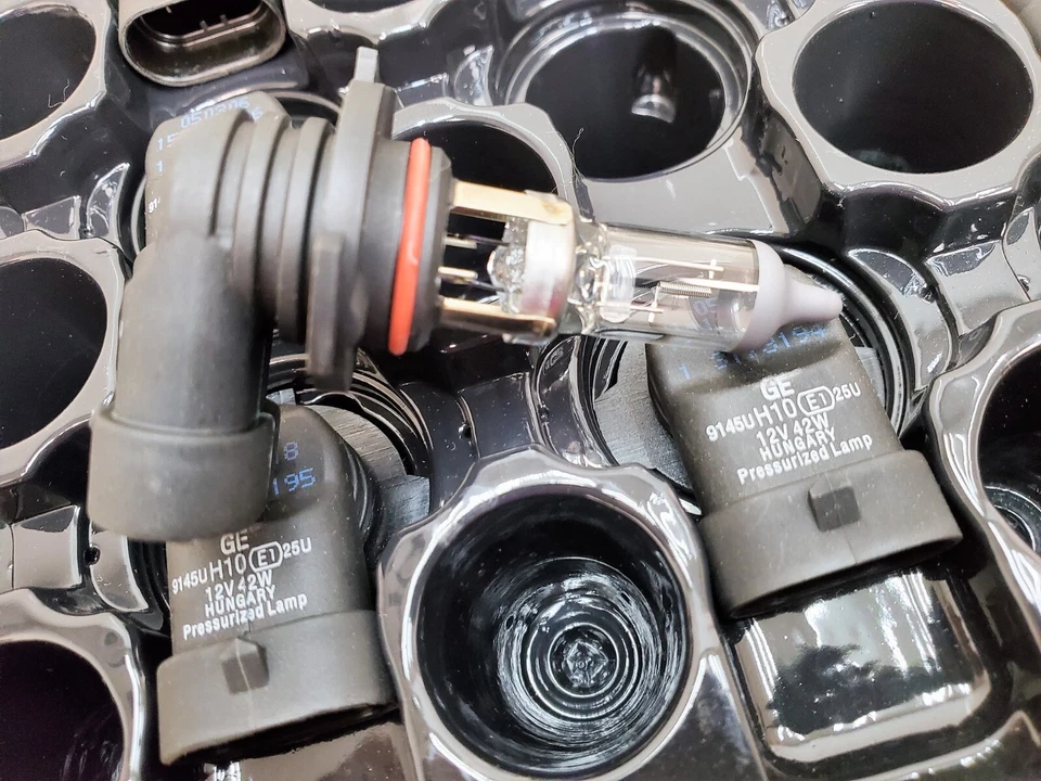 Bandeja de 40 bombillas antiniebla halógenas OEM GE H10 42W 9145U [Z5T] de fábrica Foto 4 de 4