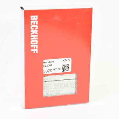 Beckhoff EL2004 | EtherCAT-Klemme, 4-Kanal-Digital-Ausgang, 24 V DC, 0,5 A -new-