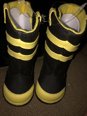 Fire Rescue Rain Boots, Western Chief, Size Infant Child, Black