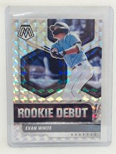 Evan White 2021 Mosaic Baseball - Rookie Debuts Mosaic #RD19  - Seattle Mariners