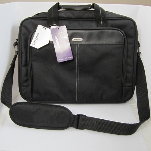 Laptop Computer Bag 16 inch Black Targus Classic Slim Topload TCT027US