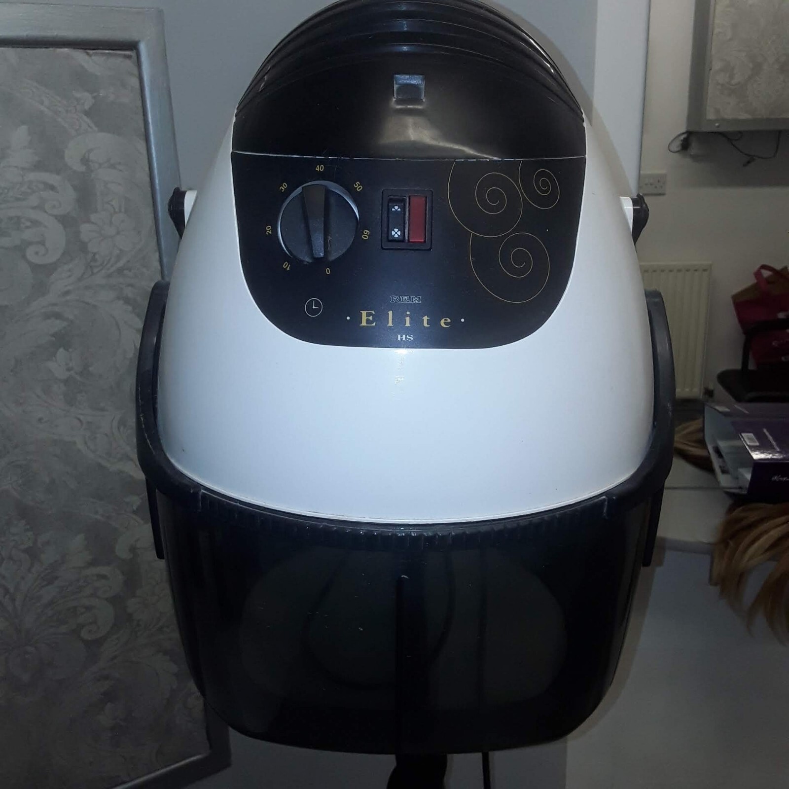 Professional Salon Hair Dryer Hood Floor Stand Portable Hairdresser