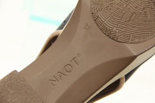 Naot Sandals New Women Comfort Shoes sz 6 Black Leather EU 37 block heel cushion - Picture 10 of 10