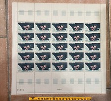 Planche Timbre N° 1476 25 Timbres 1966 60 C. Lancement du Satellite D1