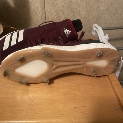 Adidas Baseball Cleats Mens 13.5 Maroon White Boost Icon 4  display picture 2