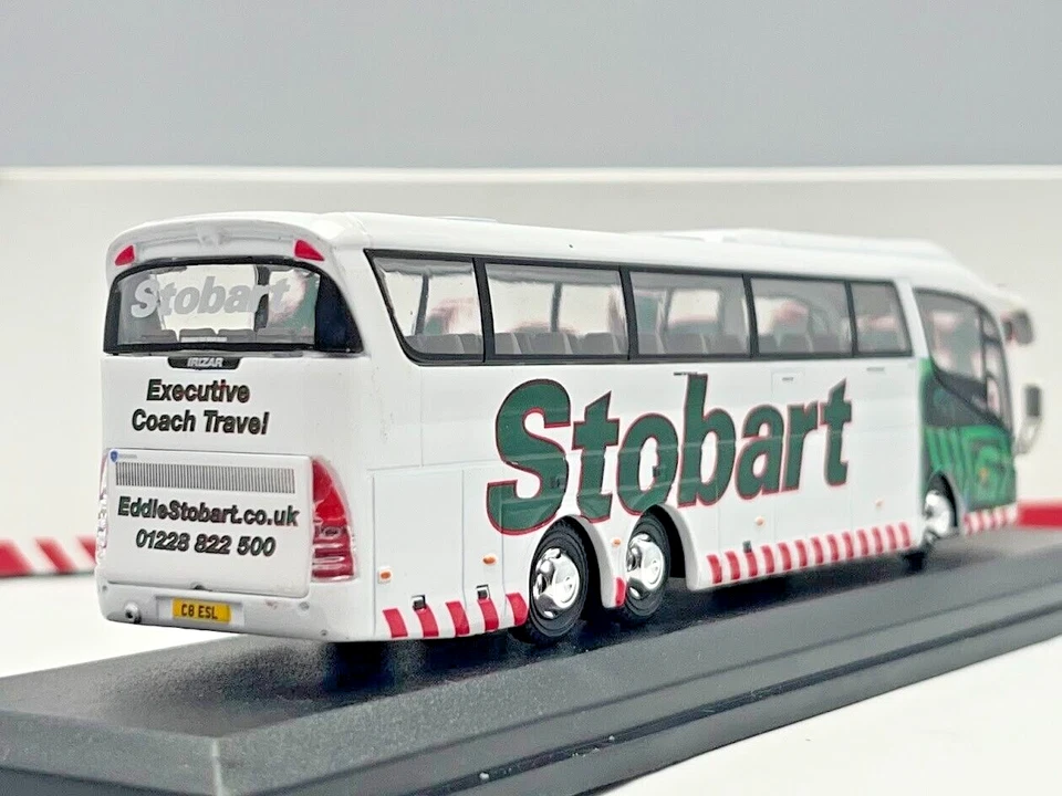 Modello Di Autobus Diecast Altas 1/76 Eddie Stobart Scania Irizar PB Laura Abby - Immagine 4 di 4
