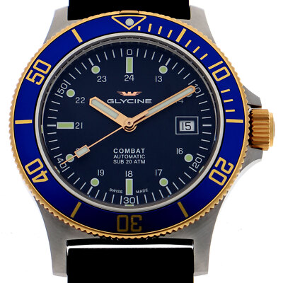 GLYCINE Watches GL0089 Stainless Steel/rubber Mechanical Automatic