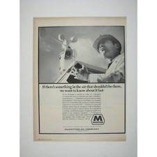 Marathon Oil Company Ohio Clean Air Advertisement 1960s Vintage Print Ad