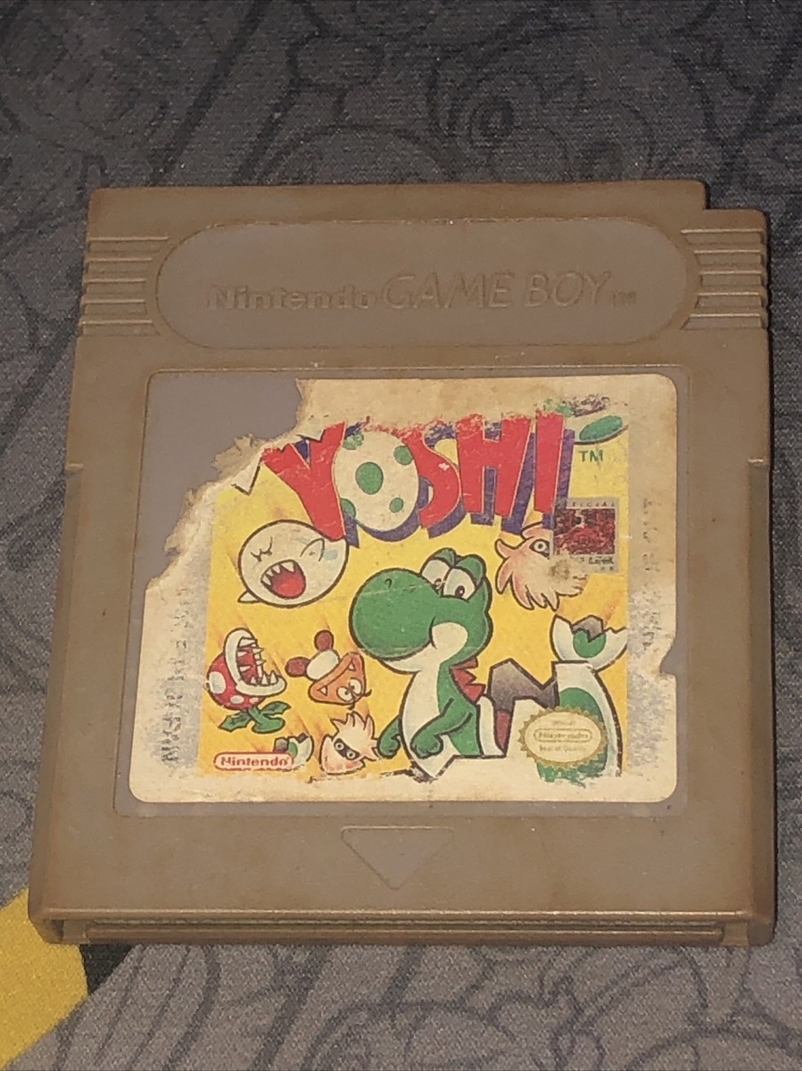 Yoshi Nintendo Game Boy Gameboy Original Authentic Game Cart Only