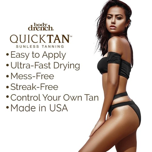 Body Drench Quick Tan Bronzing Spray Medium-Dark 6 Oz (3 Pack) - Picture 4 of 7