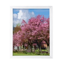 Designs ByLITA Blooming Cheery Blossom, Wall Print Art Beautiful Flowers