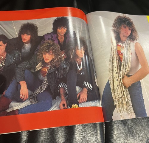 Bon Jovi Tour Of The World 1987 Program Book Slippery When Wet Vintage Rare - Picture 18 of 19