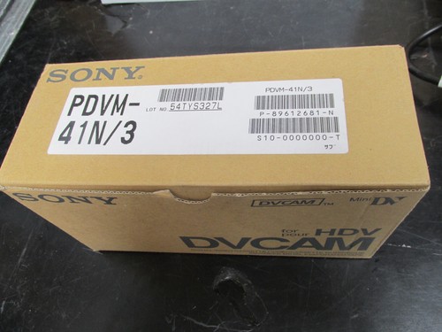 Box of 10 brand new Sony HDV DVCAM PDVM-41N/3 tapes / Mini DV - Picture 3 of 5