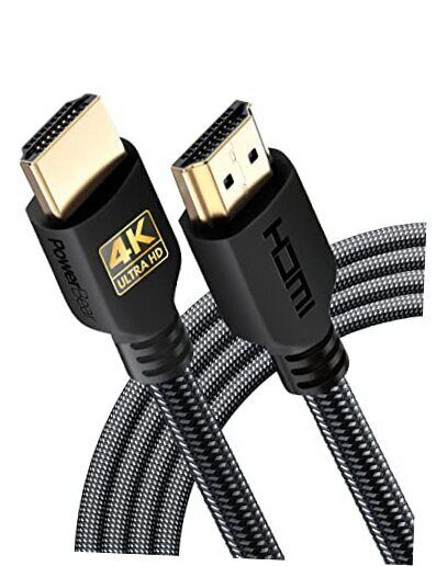 4K Ultra HD High Speed HDMI Cable 10ft with Gold Plated Connectors & Braided Nylon-image