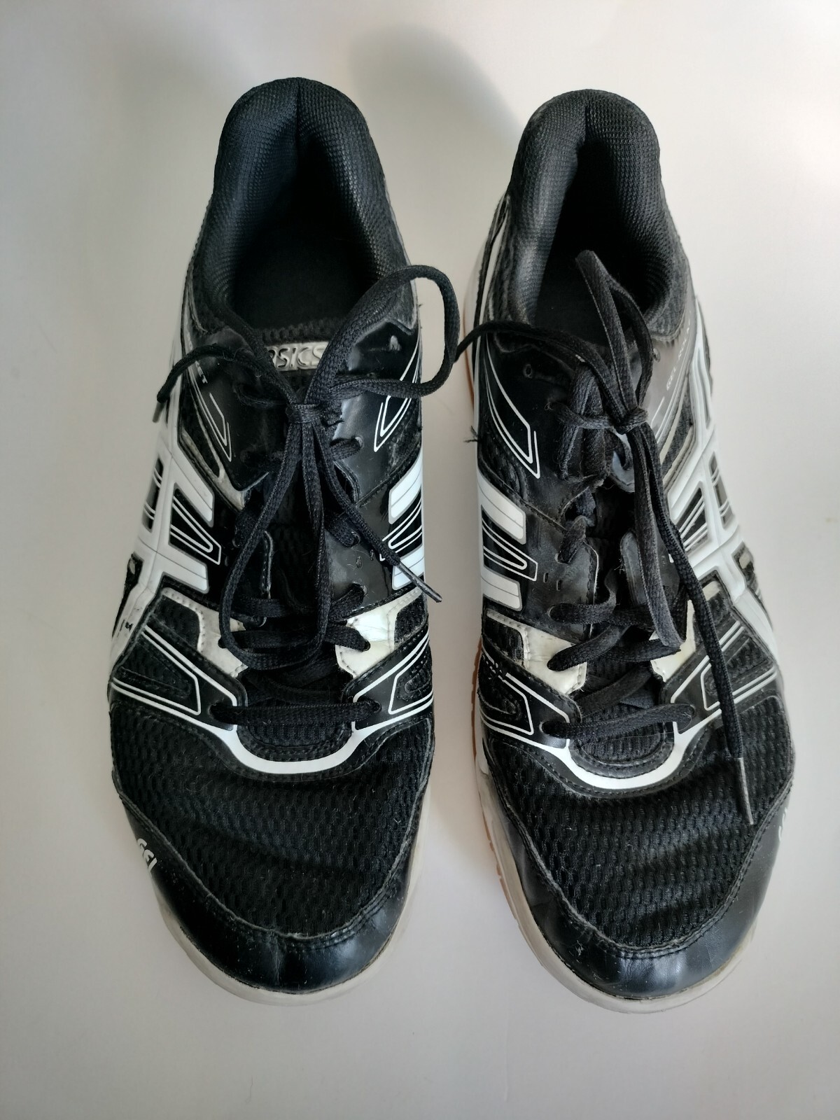 Asics Men's Black Gel Rocket Volleyball Shoes Size 10 Gem