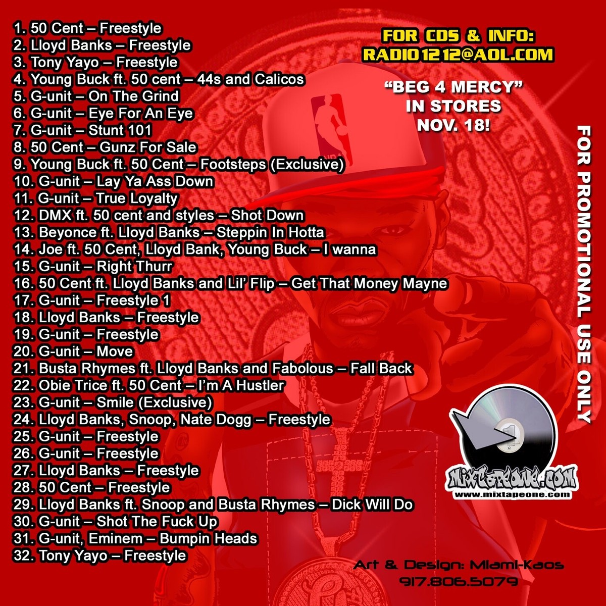 DJ RADIO THE BEST OF G-UNIT THE HOOD SERIES VOL 2 50 CENT MIXTAPE