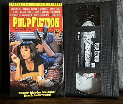Pulp Fiction VHS 1996 Quentin Tarantino Special Collectors Edition