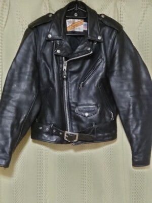 Schott Perfecto Double Leather Riders Jacket Size 36 Made in USA