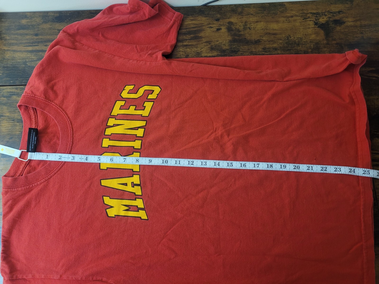 Set of 2 Marines T-shirts Hardcore Marine 1991 design RED Steve & Barry's L/XL