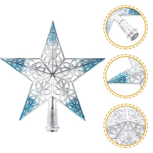 Tree Topper Festive Decor Weihnachtsbaumspitze Stern Urlaubsstern - 第 1/12 張圖片