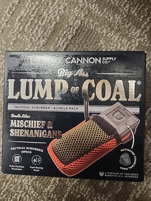 NIB DUKE CANNON Big Lump Of Coal Charcoal Soap Scrubber Tactical Bundle Set