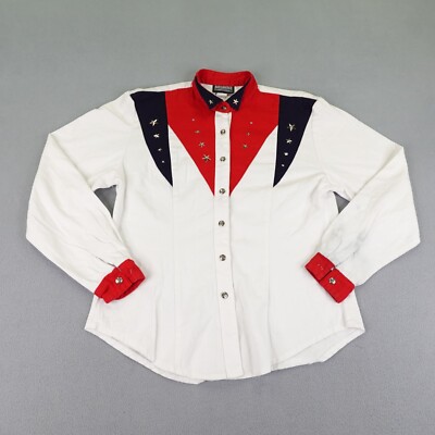 トップス vintage western shirt Vintage Express Rider Western Shirt Mens Size Medium Red