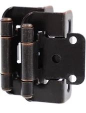 20 of Decobasics 1/2" Overlay Semi Partial Wrap Around Kitchen Cabinet Hinges