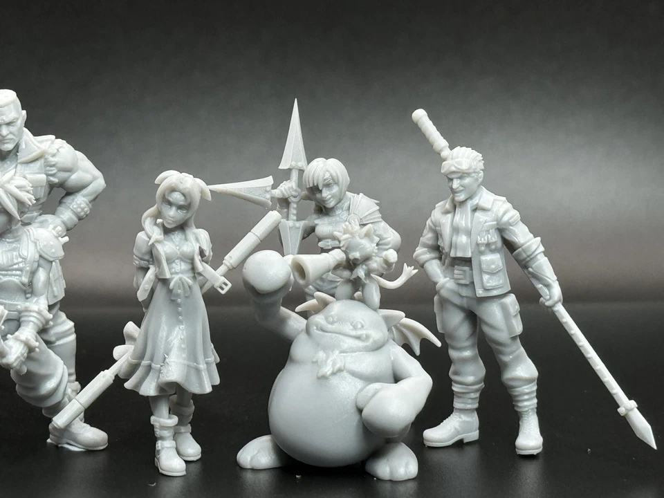 Final Fantasy VII TTRPG Miniaturas FFVII D&D Pathfinder Minis - Escala 32mm - Imagem 4 de 4