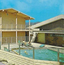 Vintage 1970 Motel 6 Motel6 El Monte Postcard Peck Road Valley