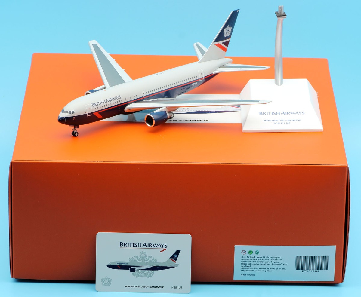 JC Wings 1:200 British Airways Boeing B767-200ER Diecast
