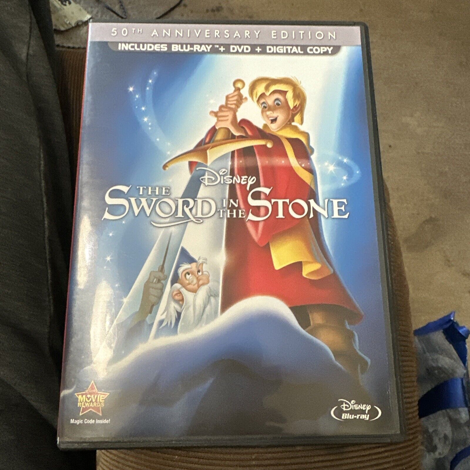 50th Anniversary Ed: The Sword in the Stone DVD + Blu-ray No Digital Copy