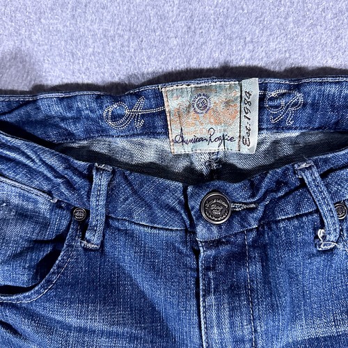 American Rag Cie Womens Shorts Blue Jeans Size 3 (29) Stretch Cut-Off Denim - Picture 7 of 10