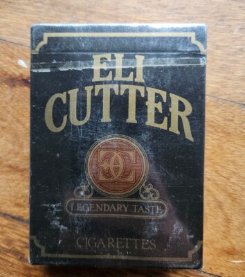 Poker Playing Cards Eli Cutter 1985 Tobacco Collectible New In Plastic Cards 