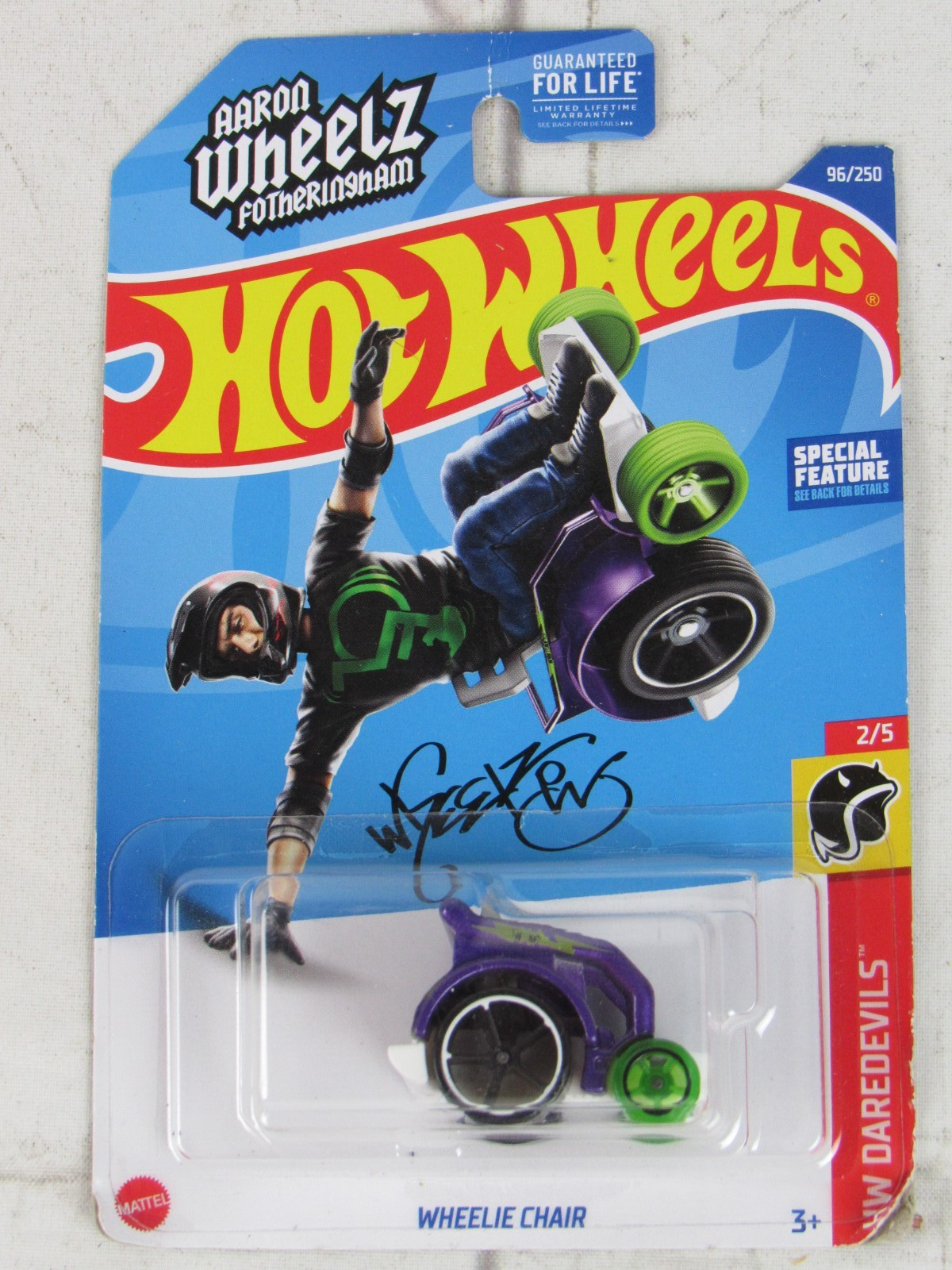 Hot Wheels 2022 Wheelie Chair #96 HW Daredevils 2/5 Purple