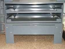 PLATT & LABONIA PL-2DH SERVICE TRAY SLIDE RACK W/PL-BH HEAVY DUTY BASE