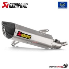 Echappement Akrapovic homologué slip-on acier Yamaha Xmax 300 2017-2020