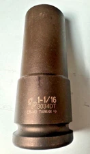Grey Pneumatic 3034DT 1-1/16 IN 6 Pt X- Deep Thin Imp Socket 3/4 in Dr Warranty