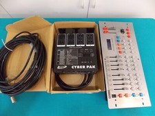 Elation CYBER PACK 4-Channel Dimmer pack w/DISCO 240 16ch mixer  control cable