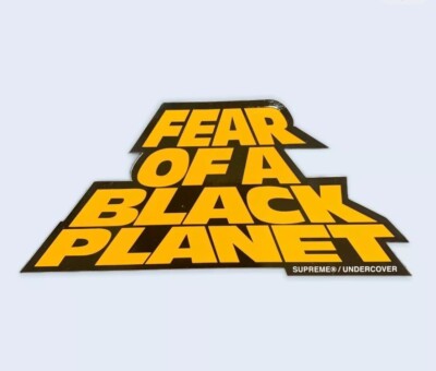 Undercover Supreme Sticker Supreme Undercover Public Enemy Black