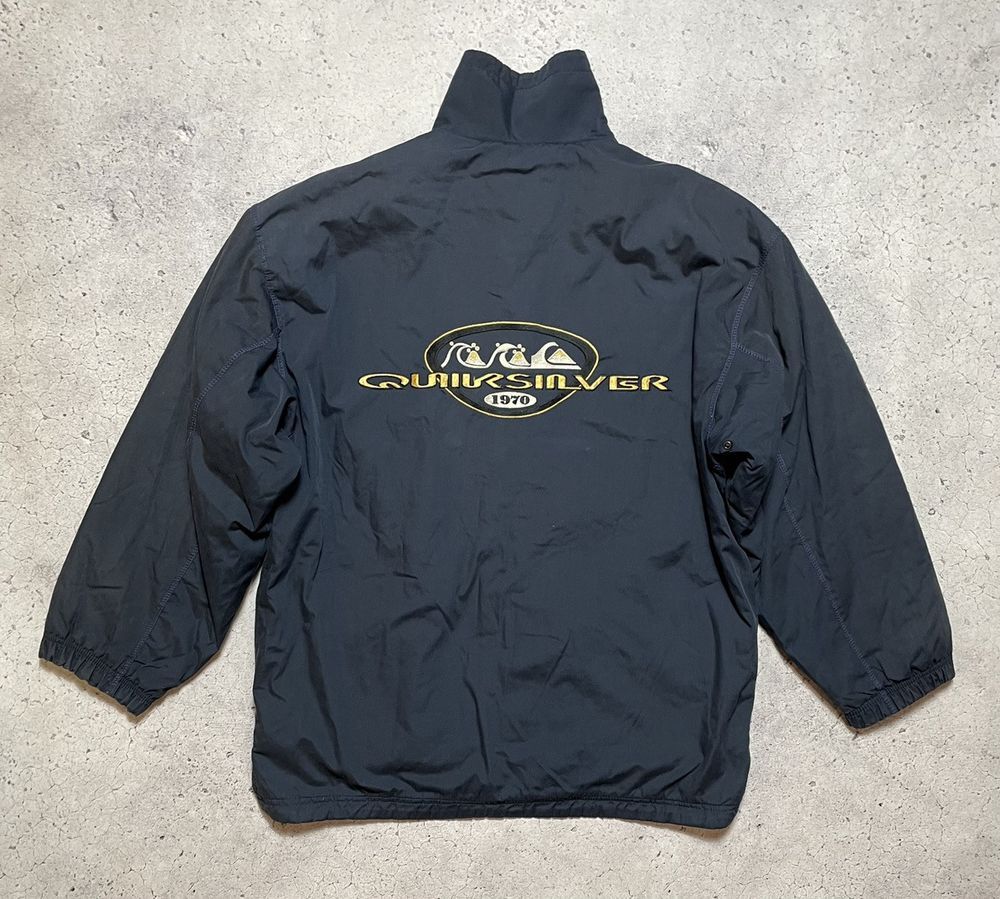 Quiksilver ジップ フード ジャケット ビンテージ スケート サーフ Vintage Quiksilver Big Logo Surf Style Jacket | eBay