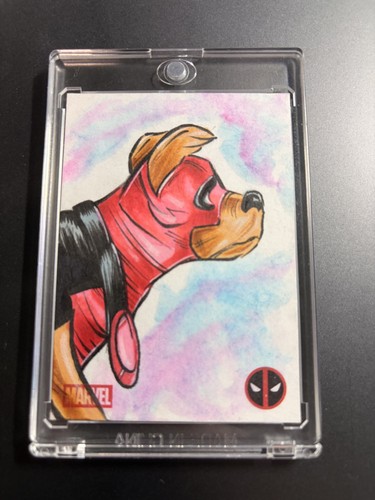 2025 Topps Chrome Marvel Deadpool Dogpool Sketch Card 1/1 Bryan Balam