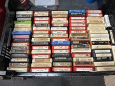 85 VINTAGE. 8 TRACK TAPES. Many Great and Better Titles..Untested for Repair