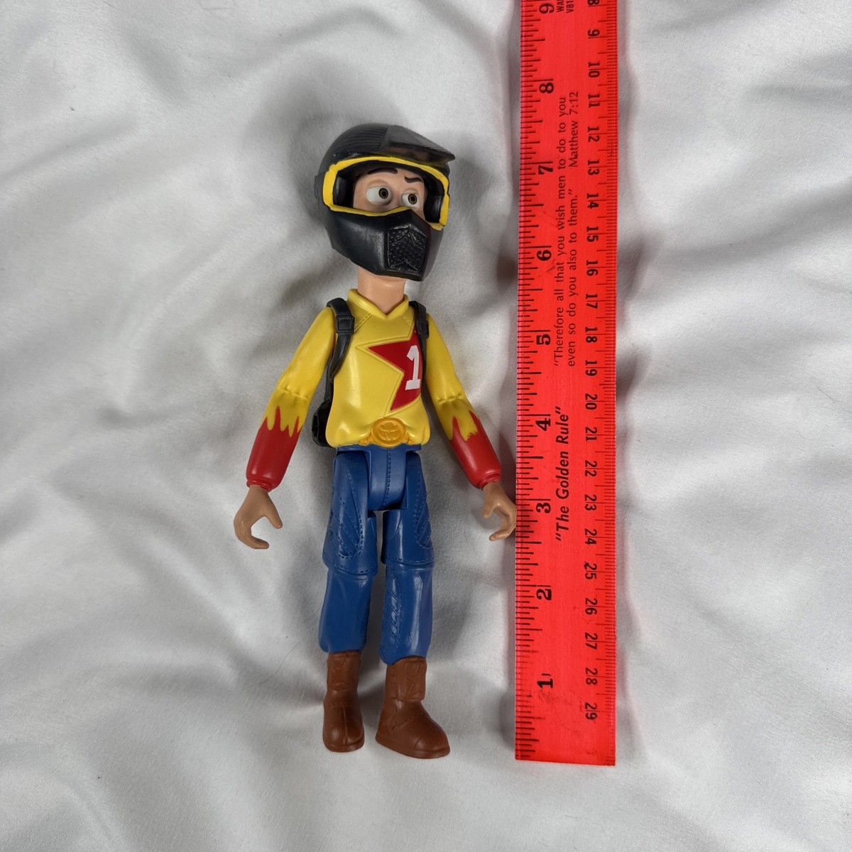 2011 Disney Pixar Toy Story Turbo Rocket Woody w/ Helmet Figure