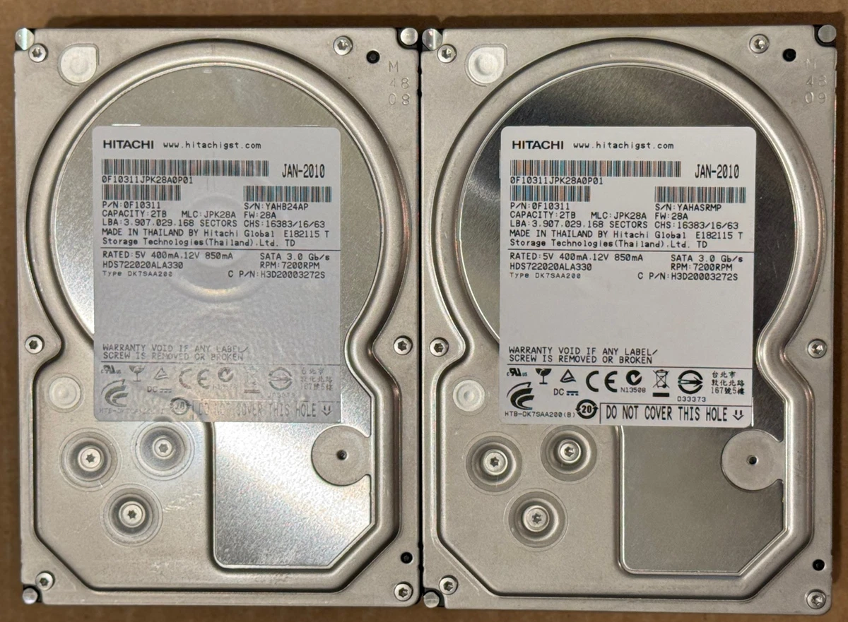 Hitachi 2TB Internal Hard Disk Drives for sale - eBay